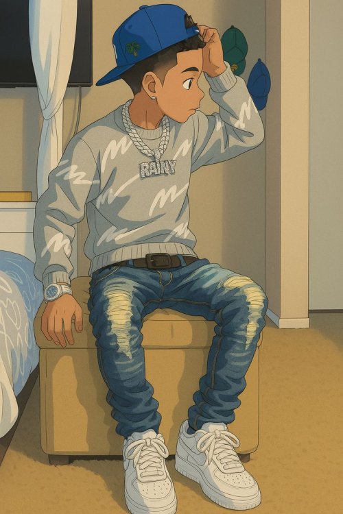 Anime Streetwear Portrait - streetwear Wallpaper