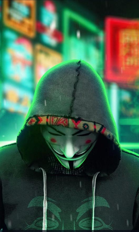 Anonymous Mask Green - Related StockWalls wallpaper