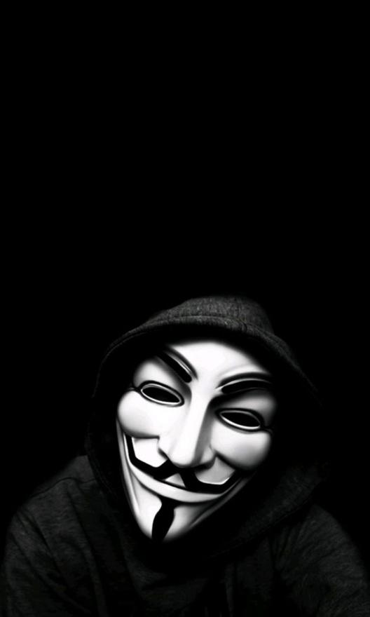 Anonymous Mask in Darkness