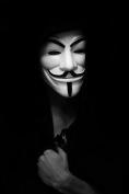 Anonymous Mask in Shadow - random Wallpaper