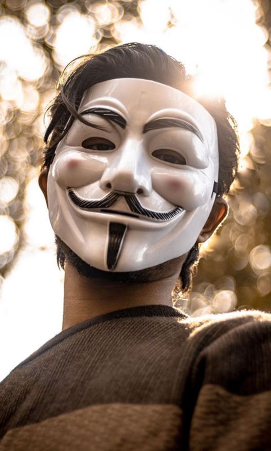 Anonymous Mask Sunlight