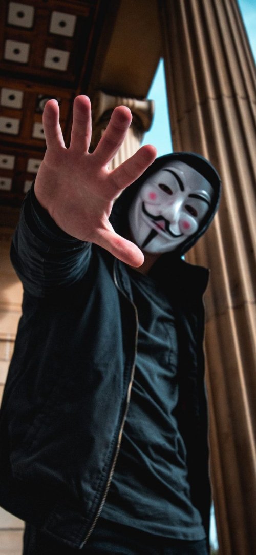 Anonymous Masked Figure - Related OpersCraft wallpaper