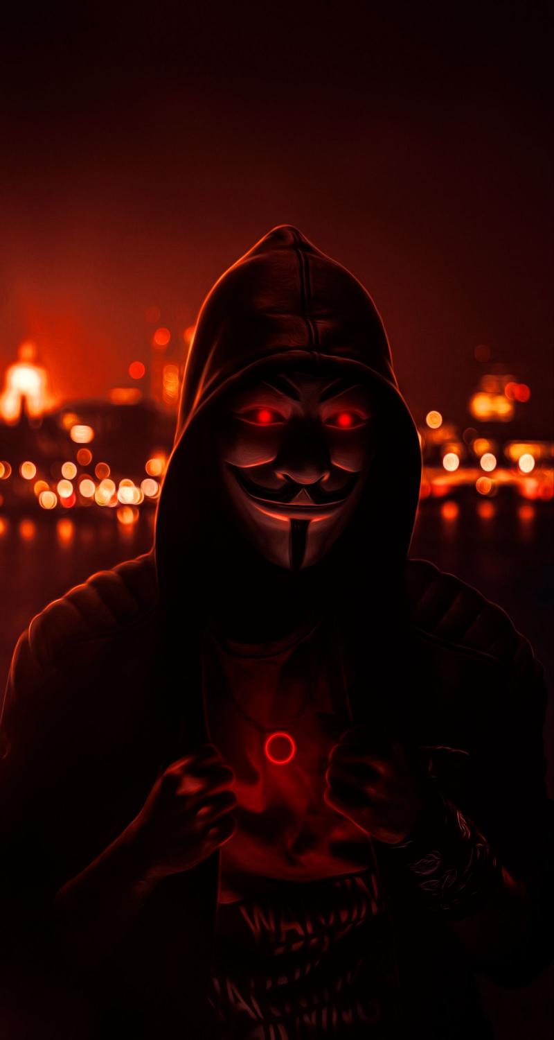 Anonymous Red Glow