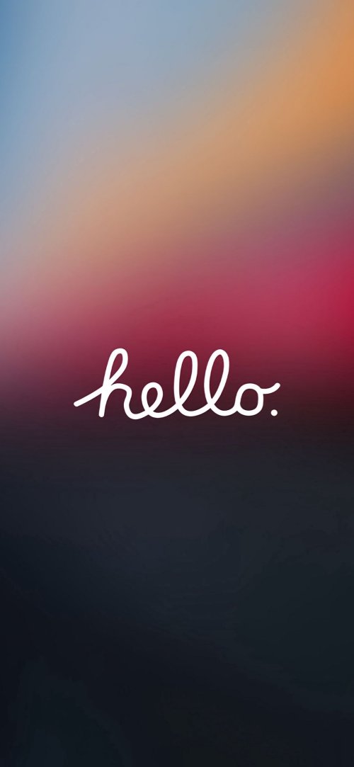 Apple Hello Gradient