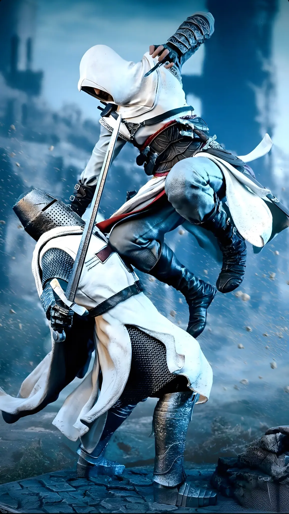 Assassin vs. Knight Duel - Related Desktop & Laptop wallpaper