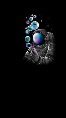 Astronaut Blowing Bubbles - Related OpersCraft wallpaper
