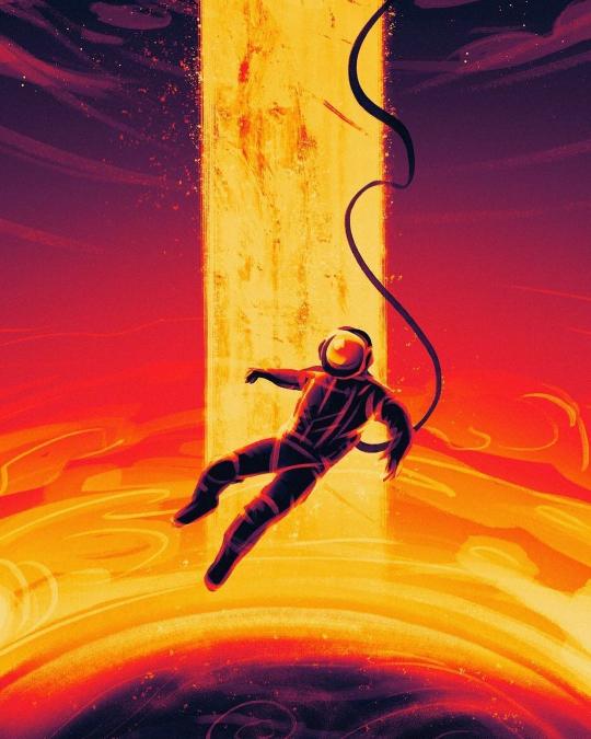 Astronaut Falling into Light - Related OpersCraft wallpaper