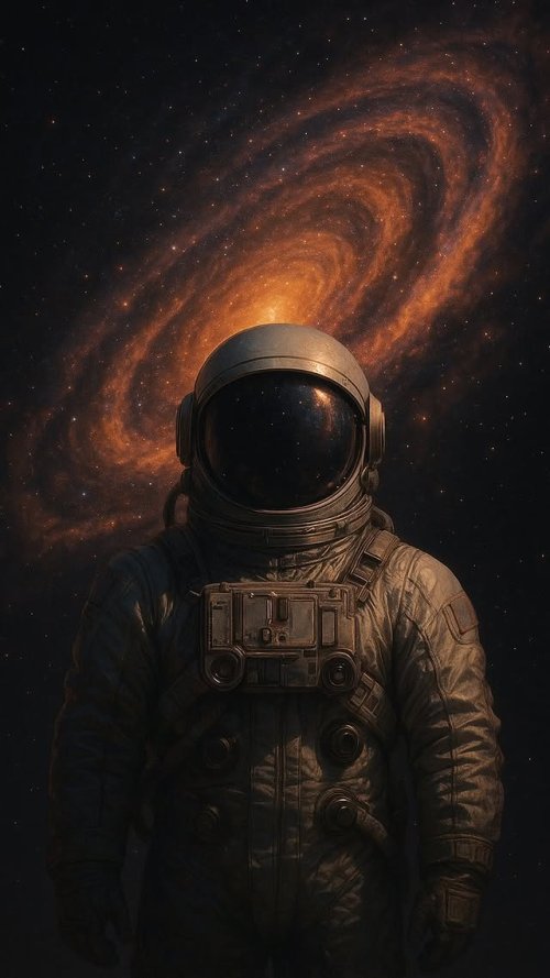 Astronaut in Nebula