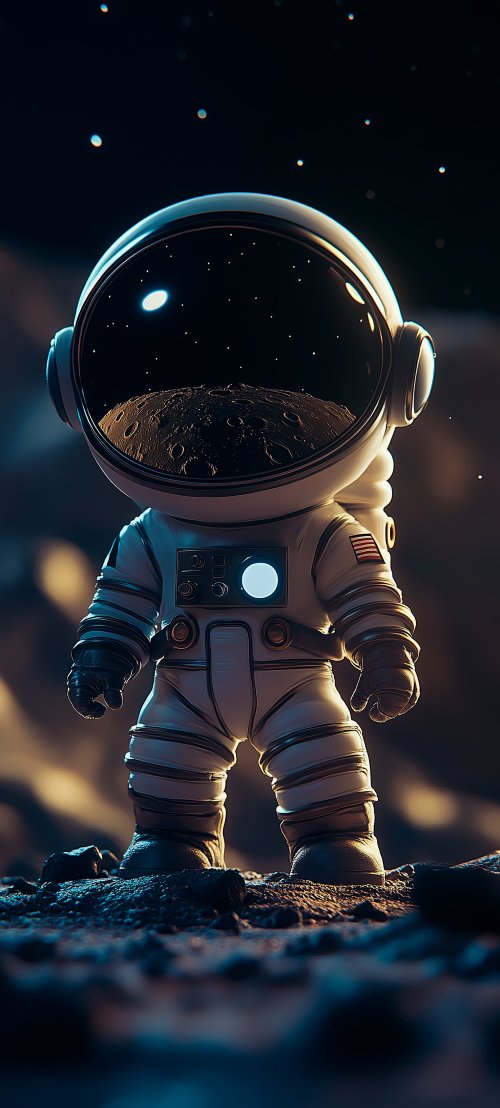 Astronaut on the Moon