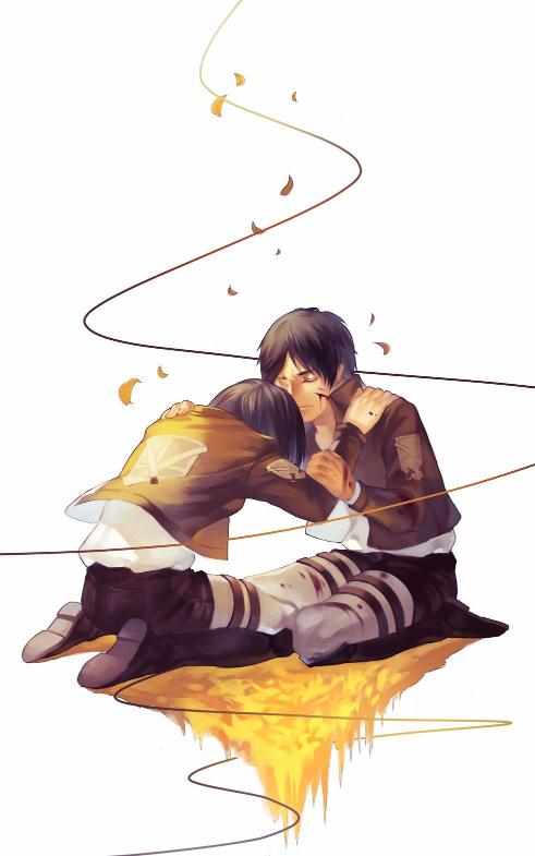 Attack on Titan Embrace - Related OpersCraft wallpaper