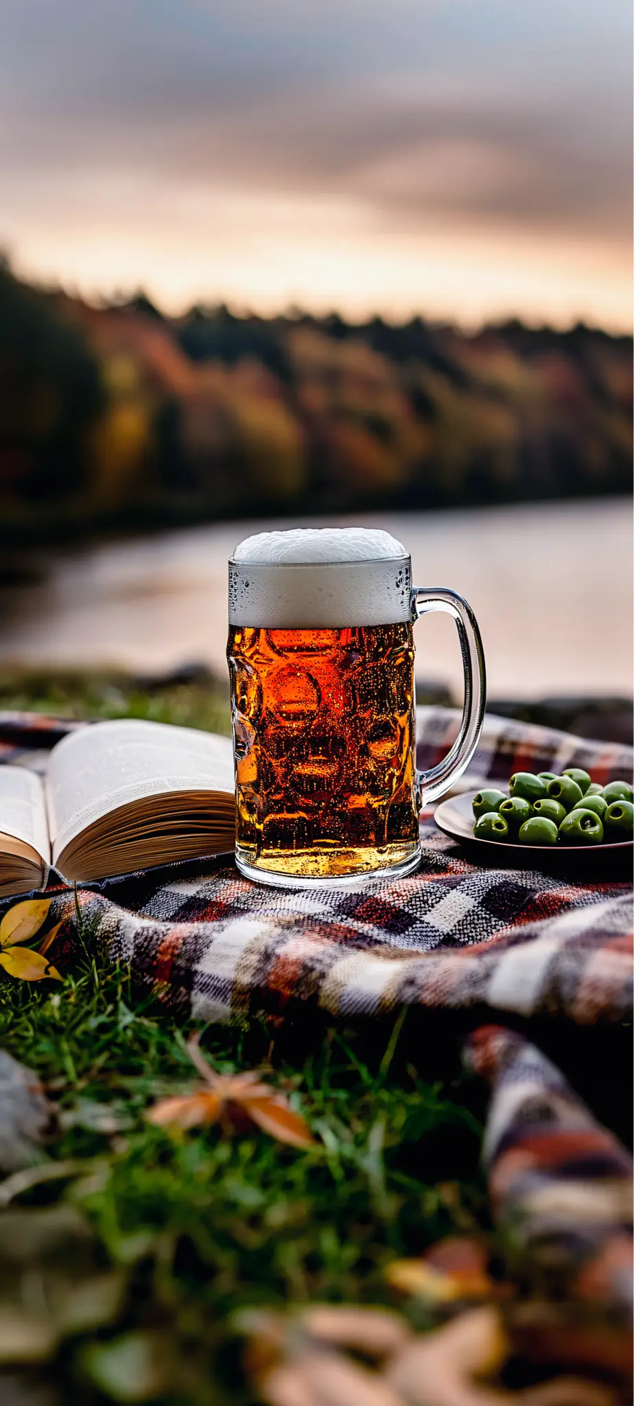 Autumn Beer Picnic - food Wallpaper