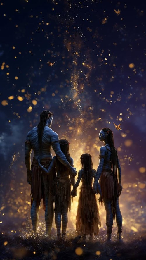 Avatar Family Stargazing