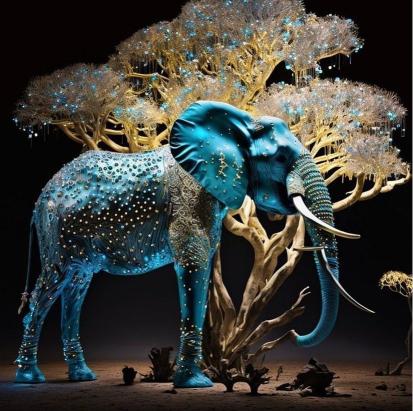 Azure Elephant Majesty