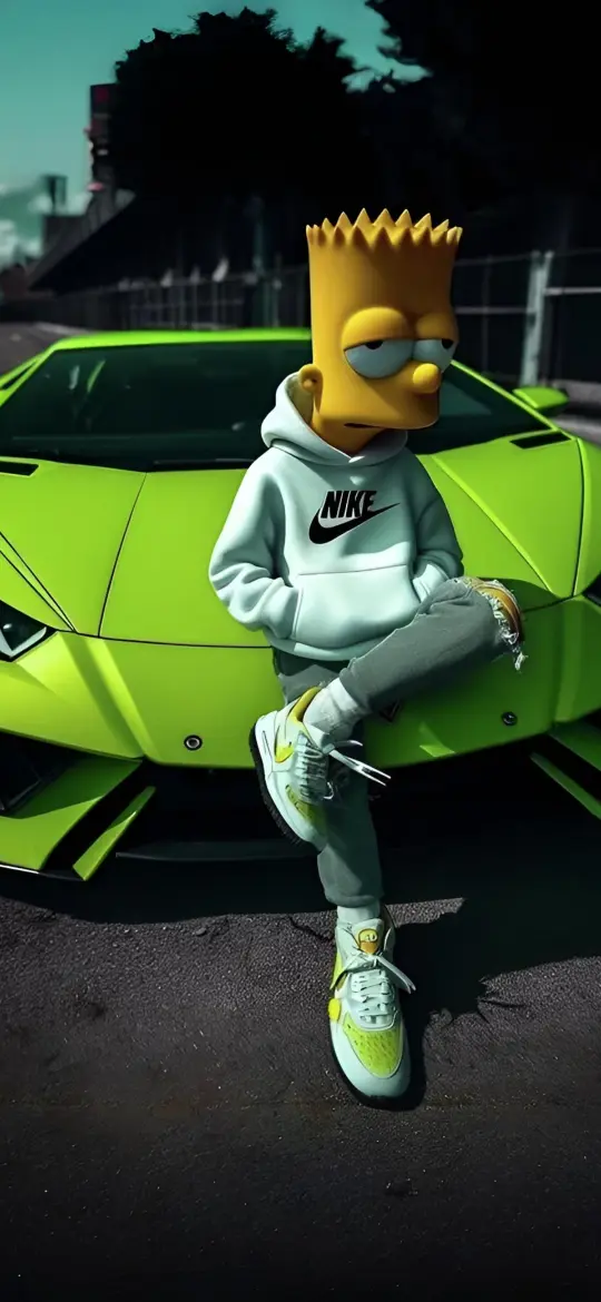 Bart's Lamborghini Lime