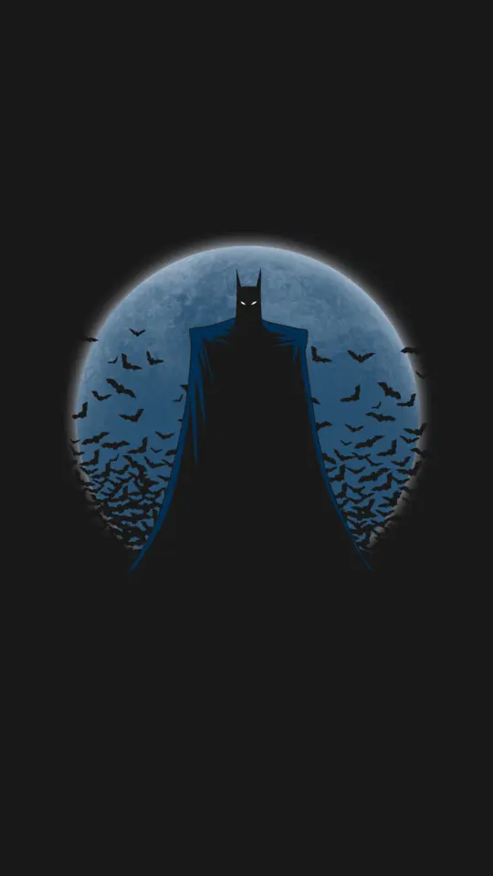 Batman Moon Silhouette