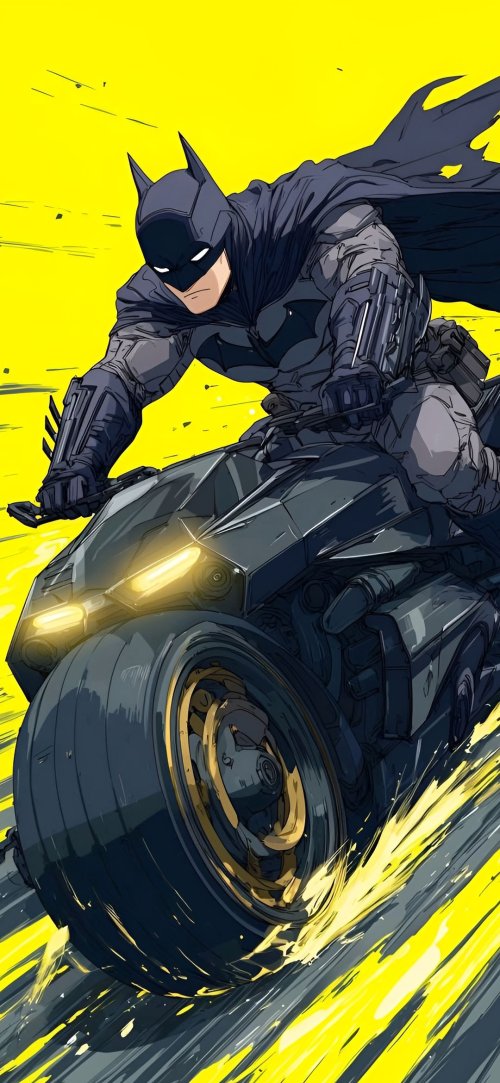 Batman on Batcycle