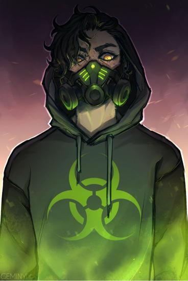 Biohazard Gas Mask Portrait - Related OpersCraft wallpaper