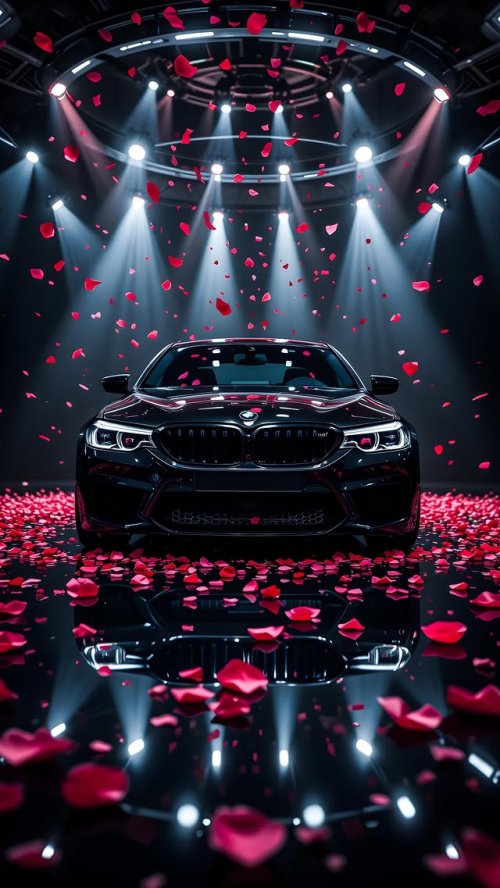 Black Car Rose Petals - Related OpersCraft wallpaper