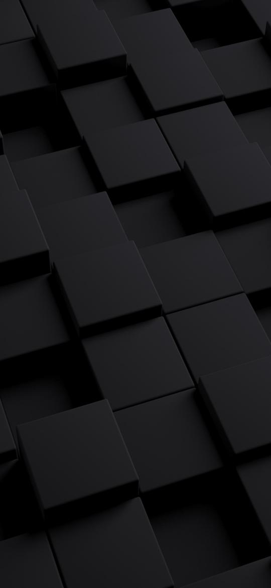 Black Cube Abstract Pattern - Related OpersCraft wallpaper