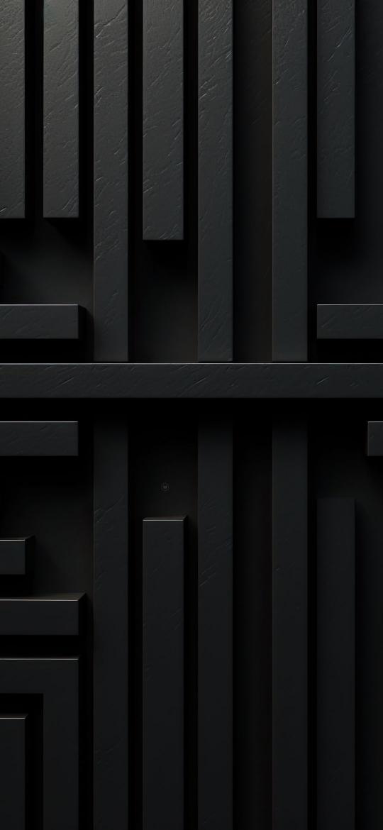 Black Geometric Abstraction - Related Tablet wallpaper