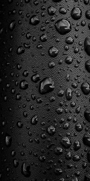 Black Leather Raindrops