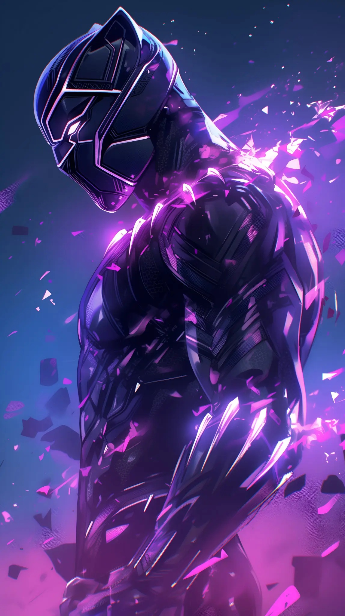 Black Panther Purple Energy