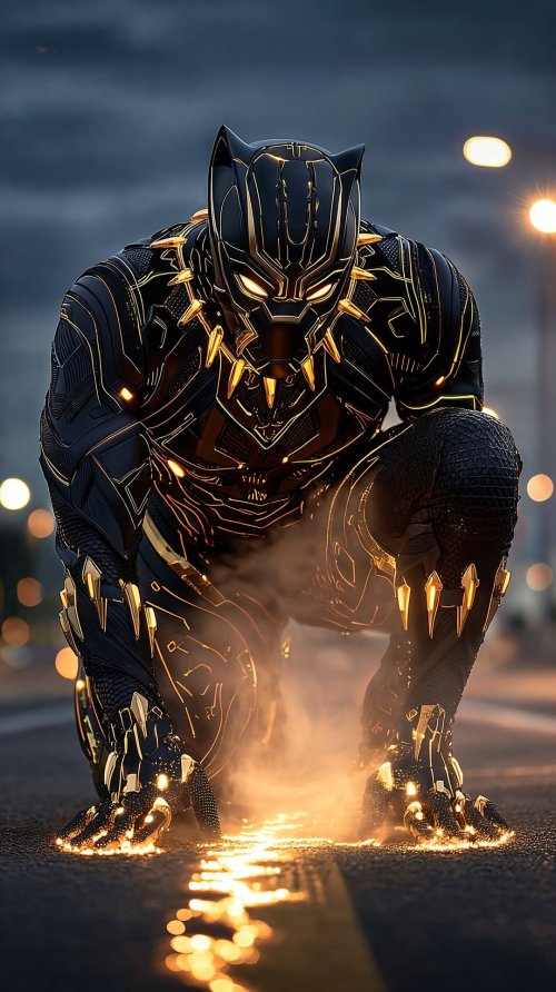 Black Panther Ready Stance