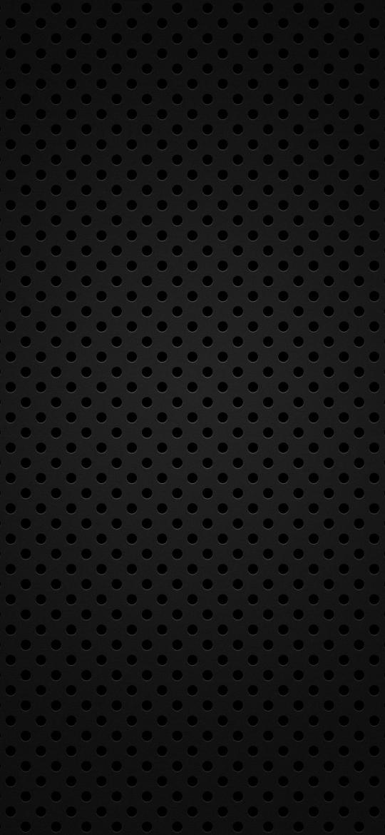 Black Perforated Metal Texture