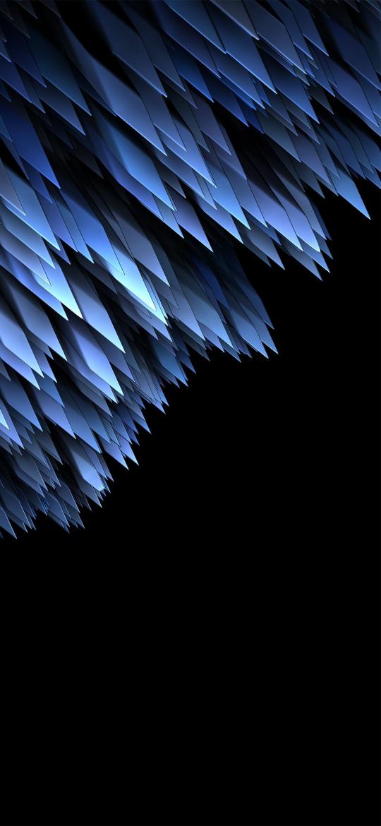 Blue Abstract Spikes - Related OpersCraft wallpaper