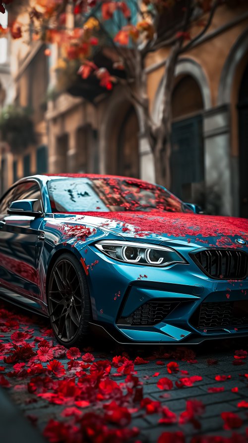 Blue BMW Autumn Bloom - Related StockWalls wallpaper