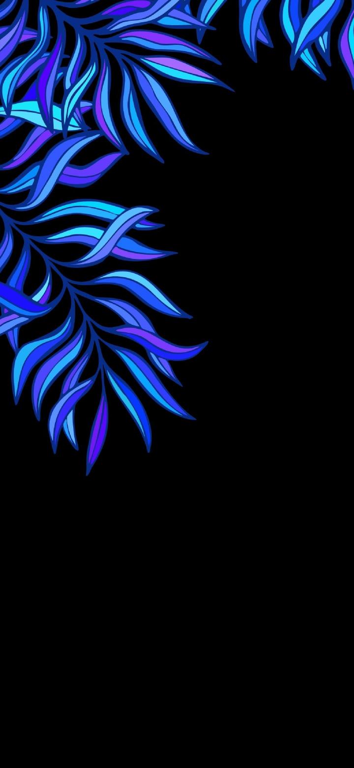 Blue Leaf Pattern - Related OpersCraft wallpaper