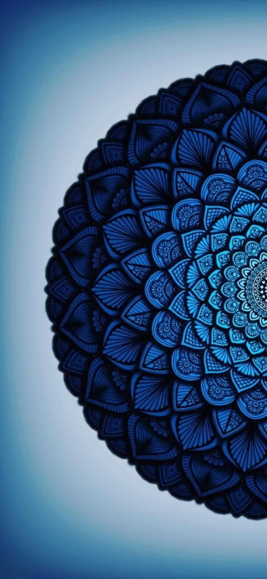 Blue Mandala Bloom - Related OpersCraft wallpaper