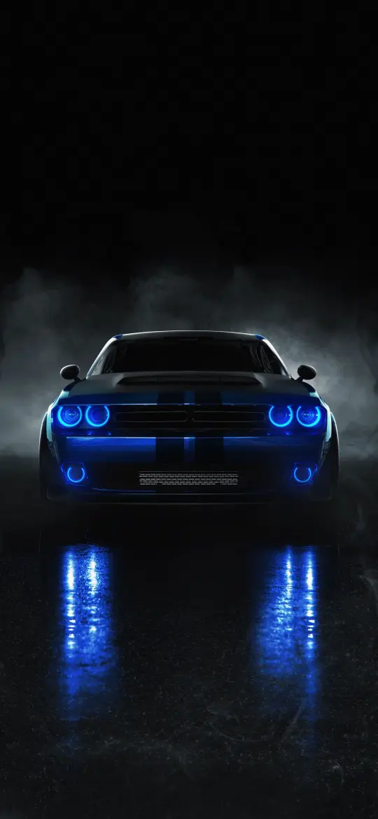 Blue Neon Challenger - Related OpersCraft wallpaper