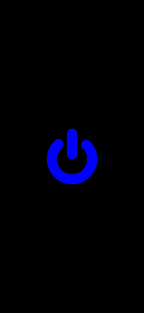 Blue Power Symbol - Related Tablet wallpaper