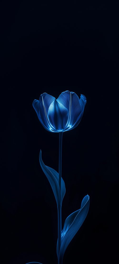 Blue Tulip Elegance