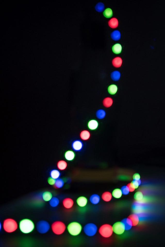 Blurred Colorful Light String - Related OpersCraft wallpaper