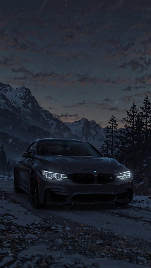 BMW Snowy Mountain Drive - Related StockWalls wallpaper