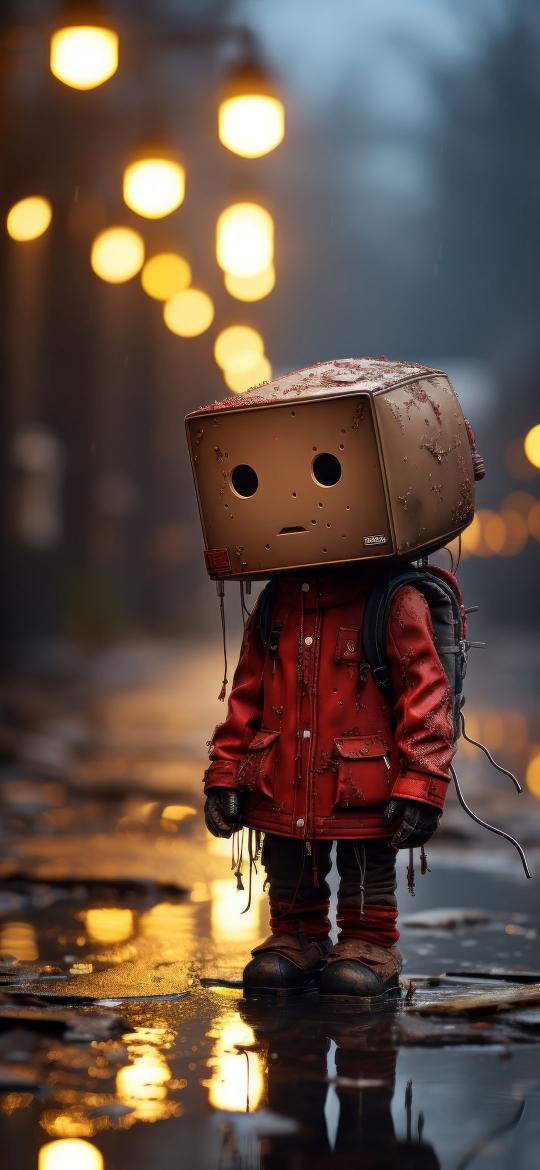 Boxhead in the Rain - Related OpersCraft wallpaper