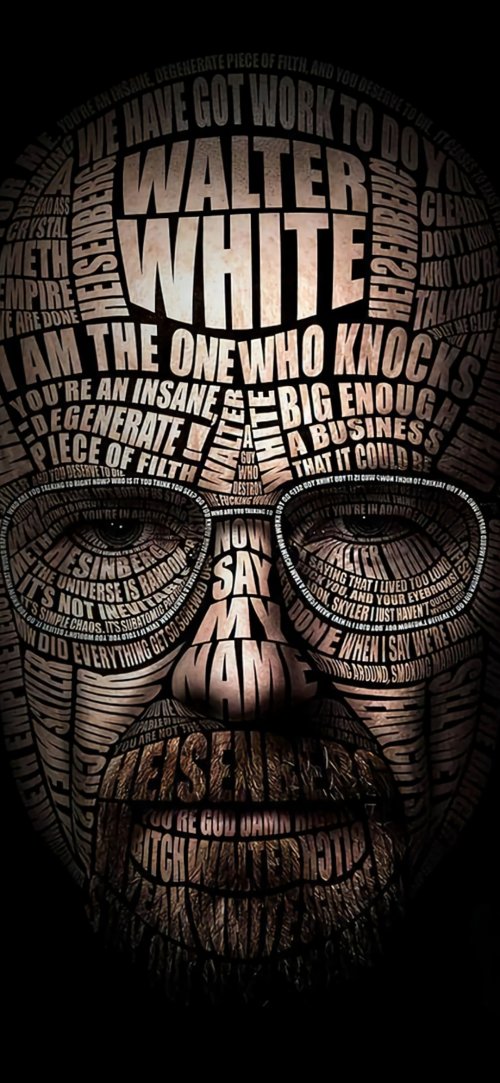 Breaking_Bad_Walter_White_Typography - Related OpersCraft wallpaper