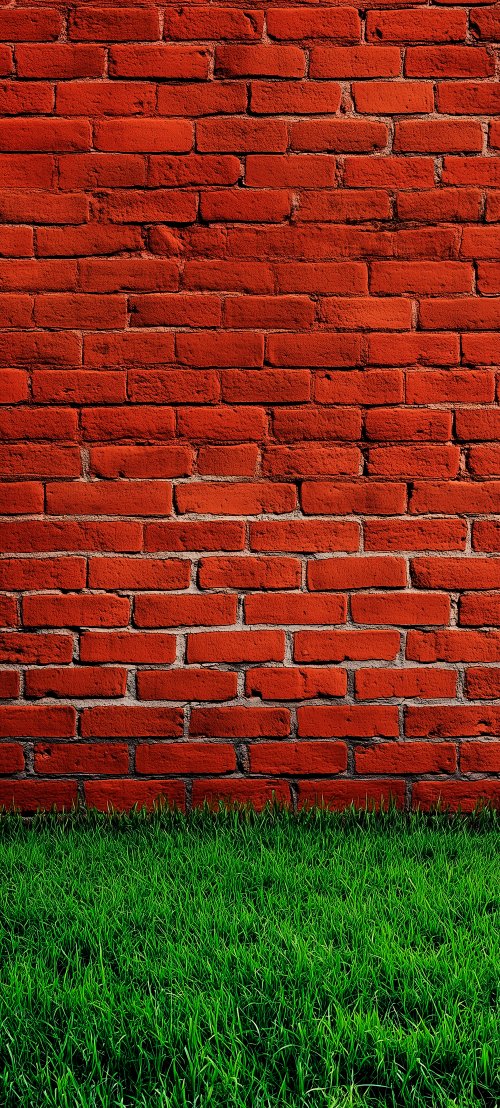 Brick Wall and Grass - Related OpersCraft wallpaper