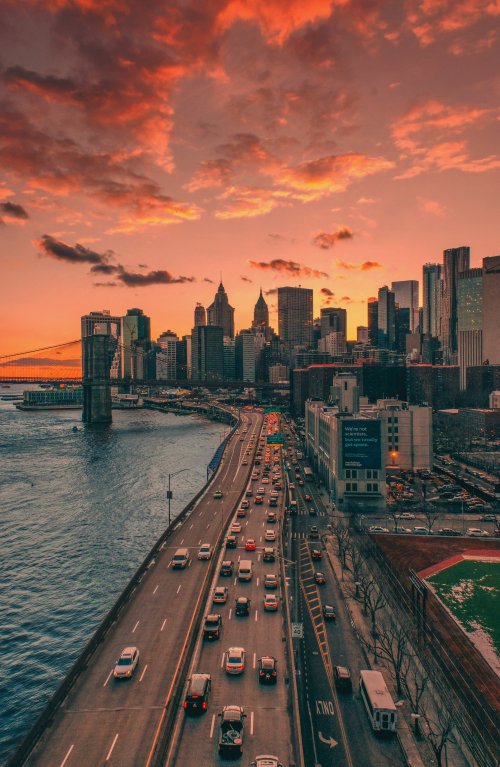 Brooklyn Sunset Cityscape View - Related OpersCraft wallpaper