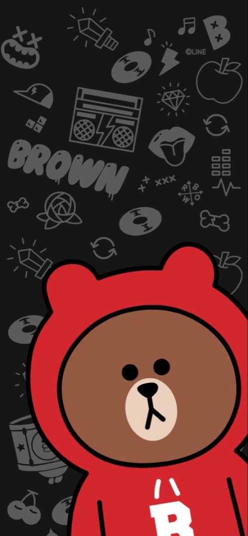 Brown Bear Red Hoodie - Related OpersCraft wallpaper