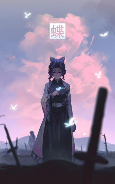 Butterfly Anime Girl - Related OpersCraft wallpaper