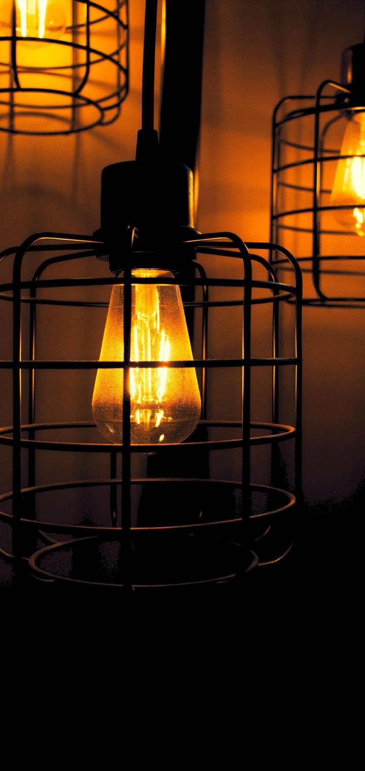 Caged Lightbulb Warmth - Related OpersCraft wallpaper