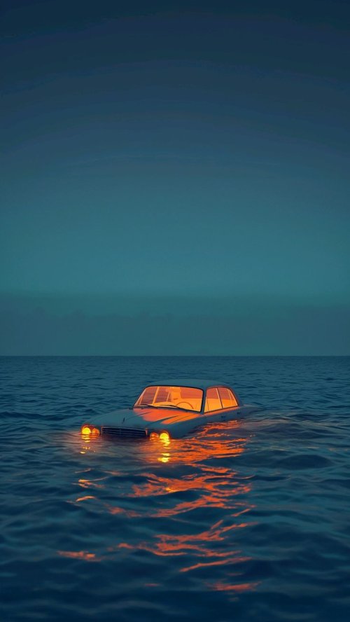 Car in Ocean - Related OpersCraft wallpaper
