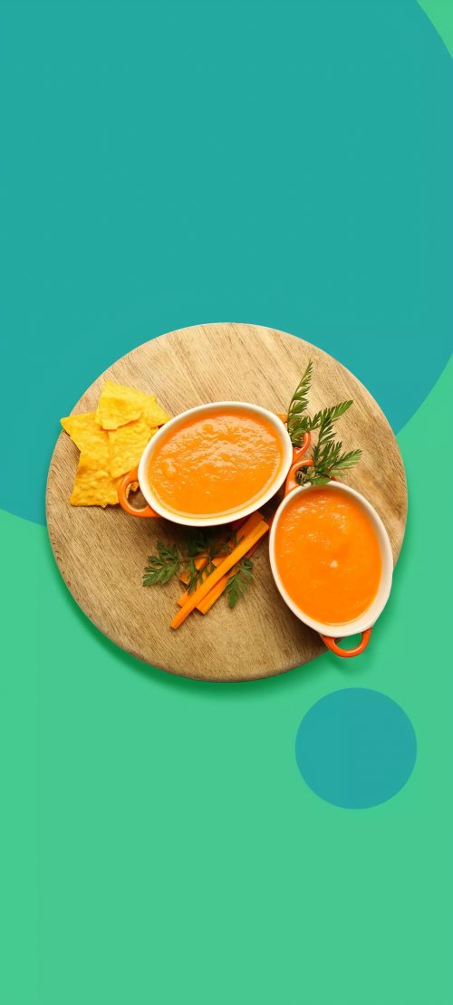 Carrot Soup Delight - food Wallpaper