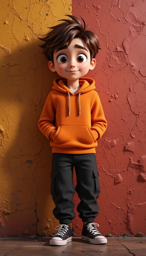 Cartoon Boy with Hoodie - Related OpersCraft wallpaper
