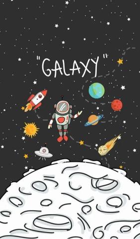 Cartoon Galaxy Adventure - Related OpersCraft wallpaper