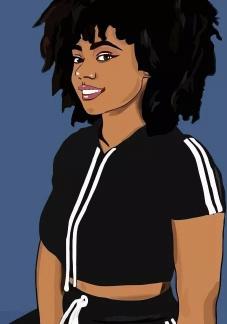 Cartoon Girl Illustration - Related OpersCraft wallpaper