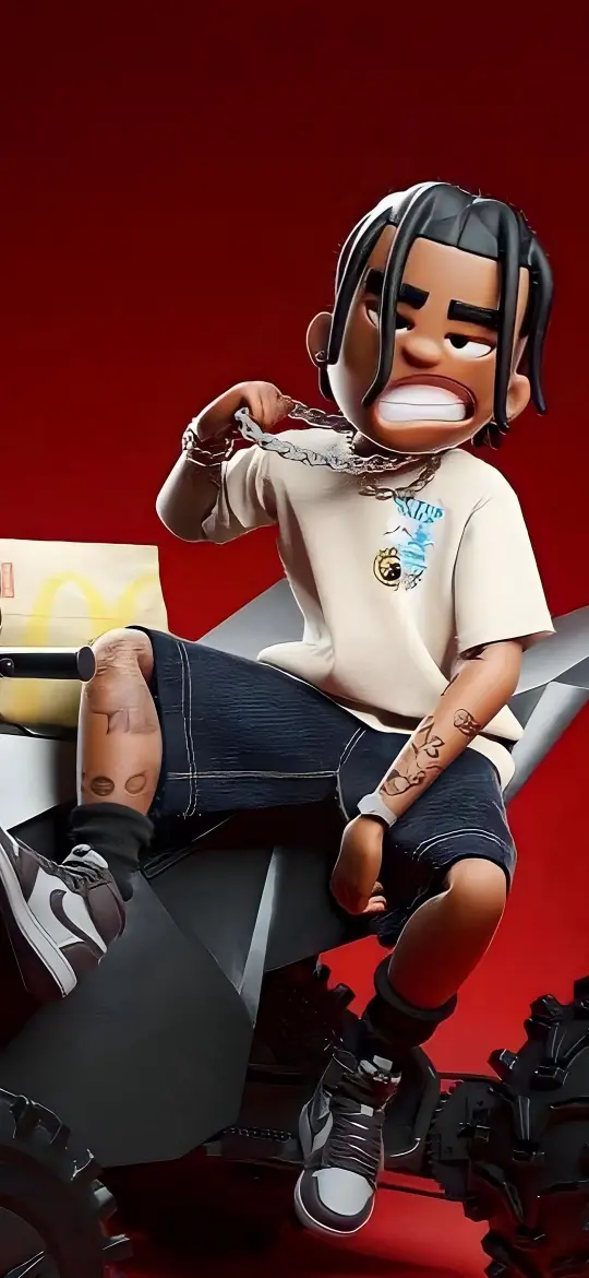 Cartoon Travis Scott